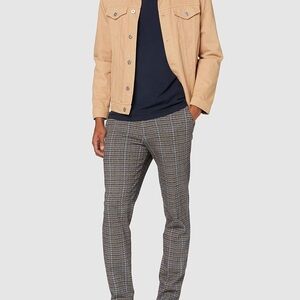 Scotch & Soda Mott-Classic Knitted Check Chino Casual Men's Trousers